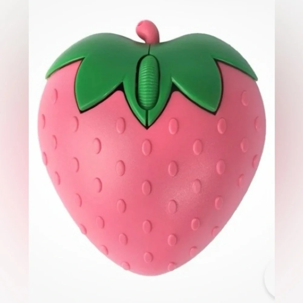 Wireless Pink Strawberry Mouse NEW IN BOX